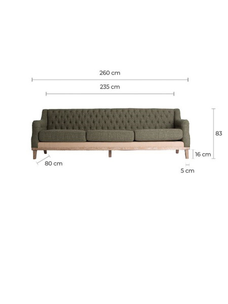 Sofa VH-25748 (260х80cm) Vical Home