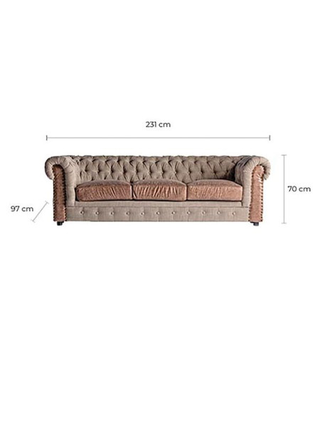 Sofa VH-27132 (230х97cm) Vical Home