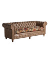 Кожаный диван HEBBURN 215x80 (арт.34453) Vical Home