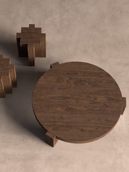 Кавовий столик BRUTALIST Ø130cm Vical Home