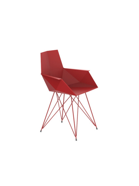 Стілець з підлокітниками Faz (арт.54045-Roj) Vondom