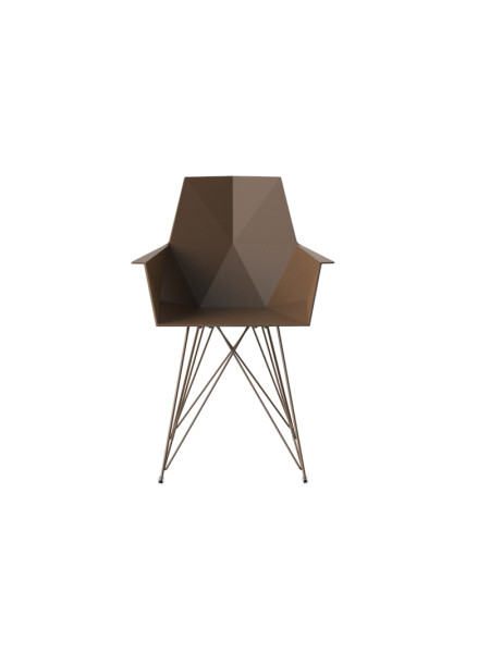 Стілець з підлокітниками Faz (арт.54045-Bro) Vondom