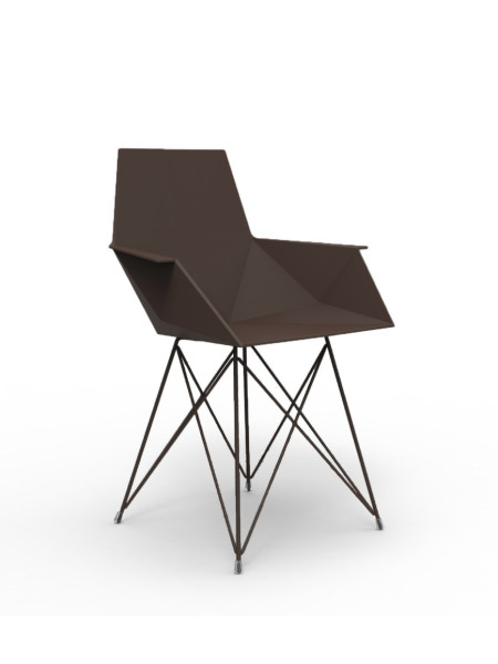 Стілець з підлокітниками Faz (арт.54045-Bro) Vondom