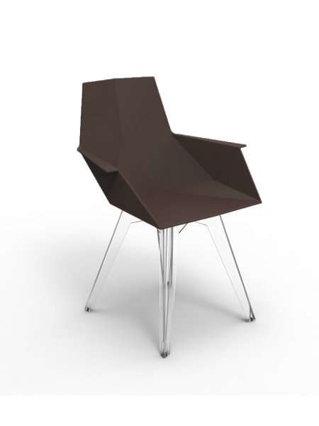 Стілець з підлокітниками Faz (арт.54063-Bro) Vondom
