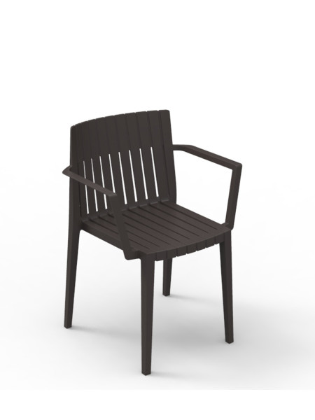 Стілець з підлокітниками Spritz (арт.56015-Bro) Vondom