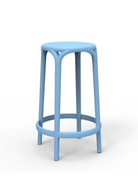 Полубарний стілець Brooklyn (арт.65028-Blu) Vondom