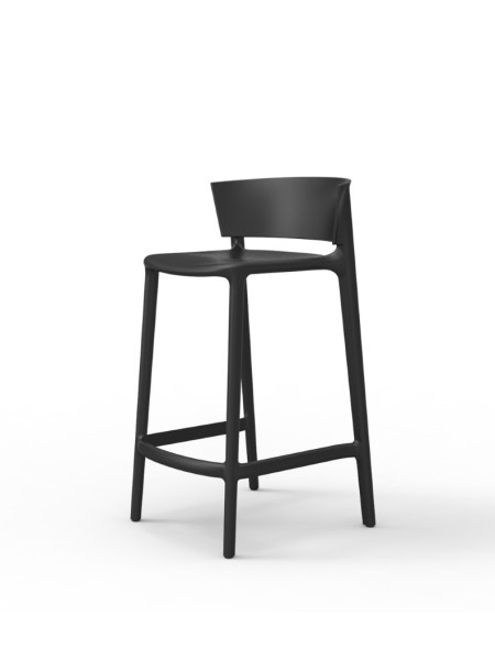 Полубарний стілець Africa (арт.65030-Ner) Vondom